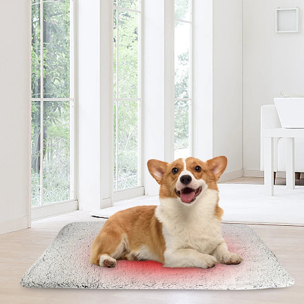 selbsterwärmende Kuschelmatte für Tiere
