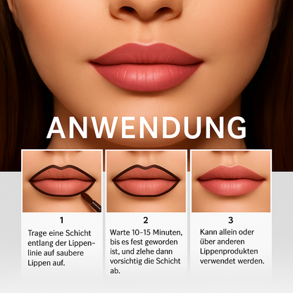 Langhaftender Lippenstift Tattoo
