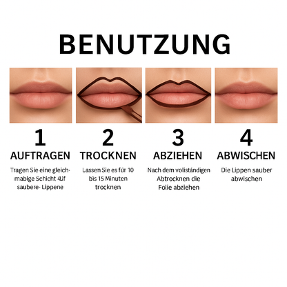 Langhaftender Lippenstift Tattoo