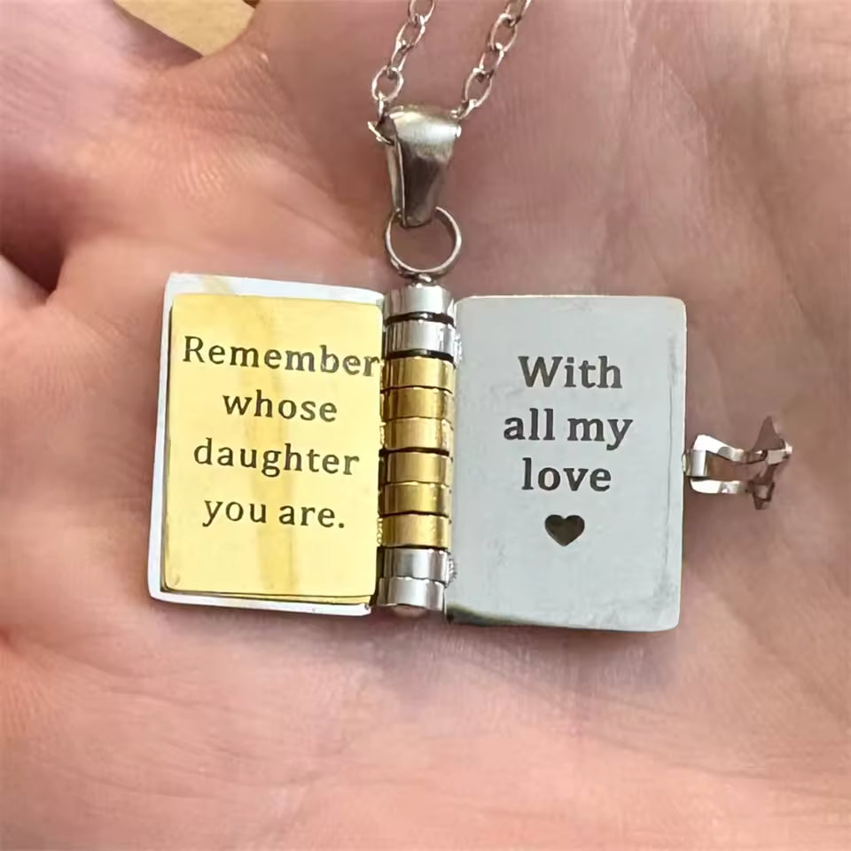 My Little Star Book Necklace