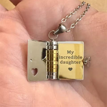 My Little Star Book Necklace