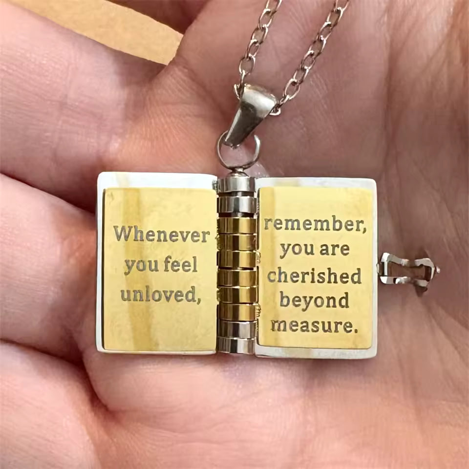 My Little Star Book Necklace