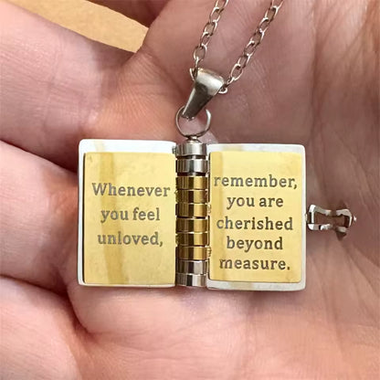 My Little Star Book Necklace