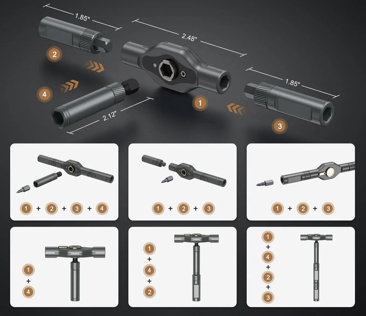 Multifunction Ratchet Set - 24 in 1